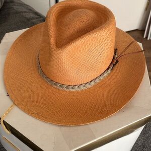 NWT Scala Mens Straw Hat